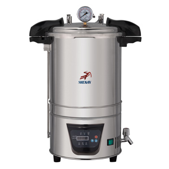 上海申安DSX-280B手提式壓力蒸汽滅菌器滅菌鍋醫(yī)用消毒鍋18L